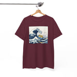 Load image into Gallery viewer, The Great Duck Off Kanagawa Wave T-shirt Unisex Heavy Cotton Tee Gift For Him Gift For Her Cute Japanese Couple Shirt Tshirt
