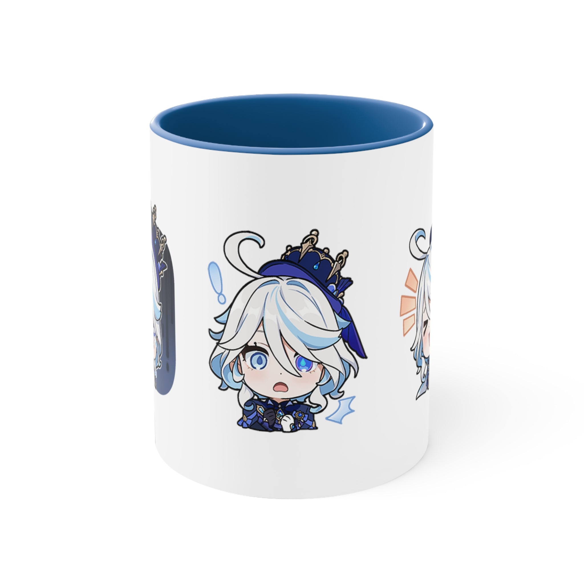 Furina Genshin Impact Accent Coffee Mug, 11oz Cups Mugs Cup Gift For Gamer Gifts Game Anime Fanart Fan Birthday Valentine's Christmas