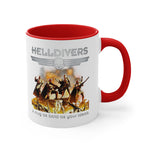 Load image into Gallery viewer, Helldivers Accent Coffee Mug, 11oz
