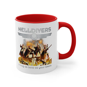 Helldivers Accent Coffee Mug, 11oz