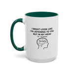 Load image into Gallery viewer, Terraria Gamer Mug — "I Might Look Like I’m Listening to You But In My Head I’m Playing Terraria" (11oz/15oz)

