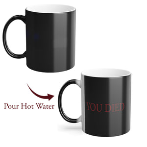 You Died Color Morphing Mug, 11oz Colour Changing Fromsoft darksouls mug darksoul cup magic mug