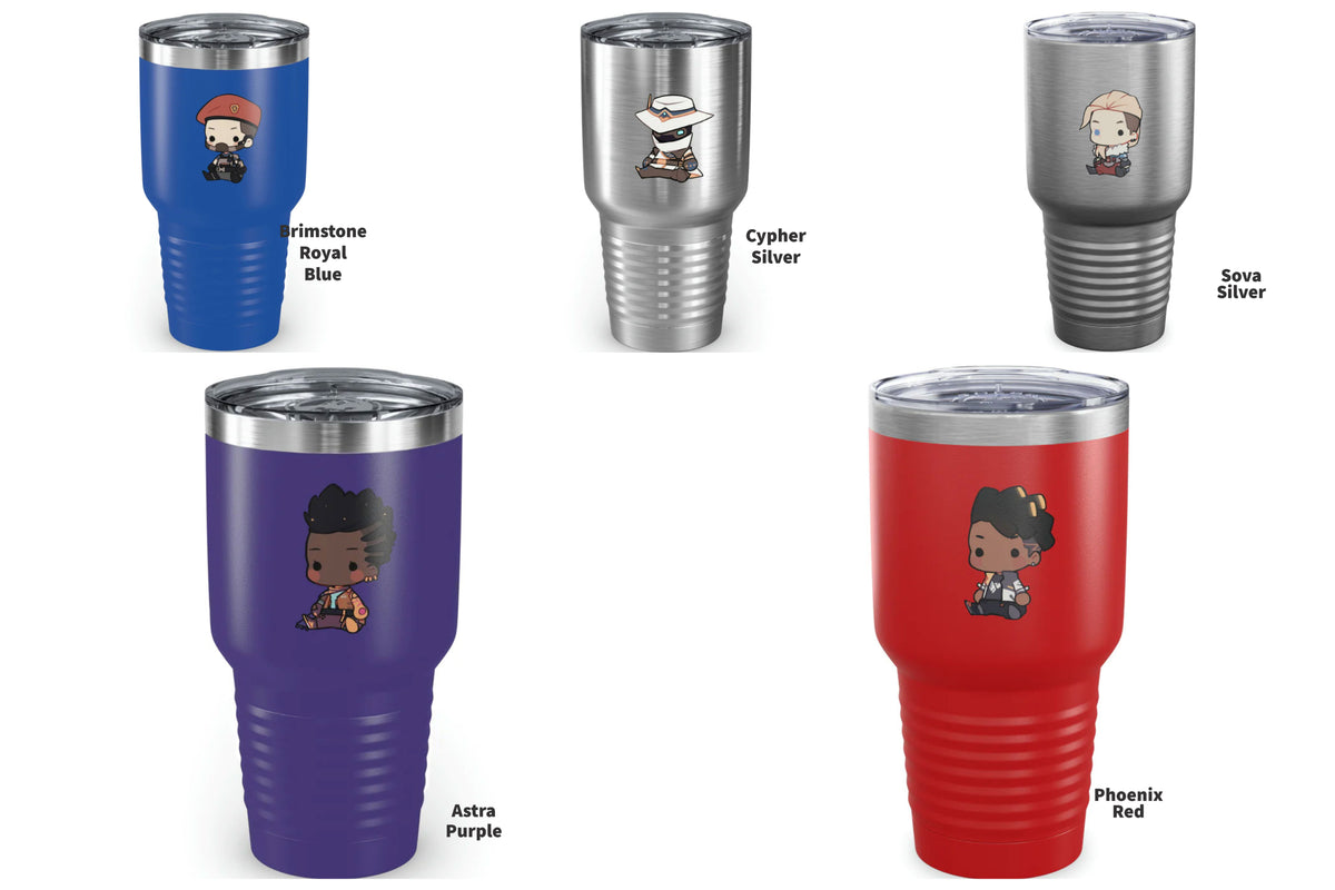 Valorant Cute Agents Tumbler, 30oz – Gamer Diorama