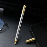 Load image into Gallery viewer, Black Myth Wukong Ruyi Golden Hoop Signature Pen Wholesale Creative Gift Metal Neutral Pen Signature Pen Retro Rotating Brasspen
