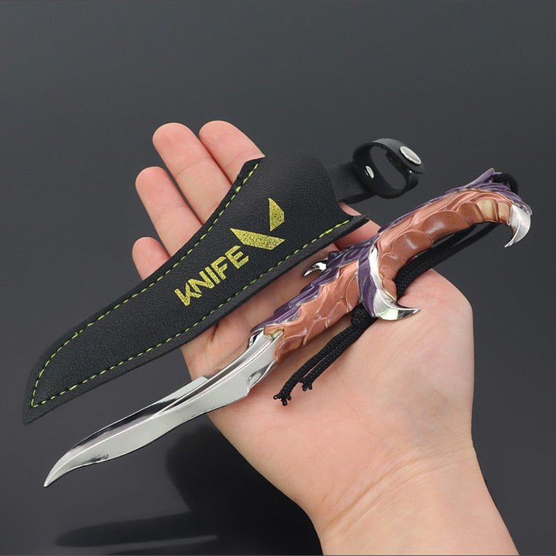 Valorant Weapon Melee Elderflame Prop Blunt Knife 18cm