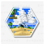 Load image into Gallery viewer, MapleStory Scenic Map Cute Hexagon Cartoon Acrylic Fridge Magnets Home Refrigerator Lovely Decor Gift For Hobby Game Collectors
