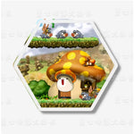 Load image into Gallery viewer, MapleStory Scenic Map Cute Hexagon Cartoon Acrylic Fridge Magnets Home Refrigerator Lovely Decor Gift For Hobby Game Collectors
