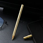 Load image into Gallery viewer, Black Myth Wukong Ruyi Golden Hoop Signature Pen Wholesale Creative Gift Metal Neutral Pen Signature Pen Retro Rotating Brasspen
