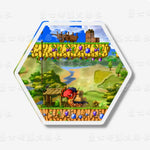 Load image into Gallery viewer, MapleStory Scenic Map Cute Hexagon Cartoon Acrylic Fridge Magnets Home Refrigerator Lovely Decor Gift For Hobby Game Collectors
