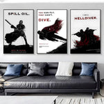 Load image into Gallery viewer, Classics Game Movie Helldivers II Poster Art HD Canvas Advanced Aesthetic Printing Paper Wall Art for Living Room Home Decor

