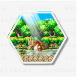 Load image into Gallery viewer, MapleStory Scenic Map Cute Hexagon Cartoon Acrylic Fridge Magnets Home Refrigerator Lovely Decor Gift For Hobby Game Collectors
