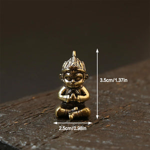 Black Myth Wukong Game Peripheral Keychain Brass Copper Coin Car Pendant Stereoscopic School Bag Luggage Car Pendant Decoration