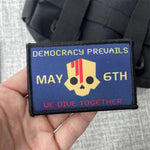 Load image into Gallery viewer, Helldivers 2 Sticker Fighting Morale Badge Patches Wolf in Sheep’s Tactical Backpack Armband Printed
