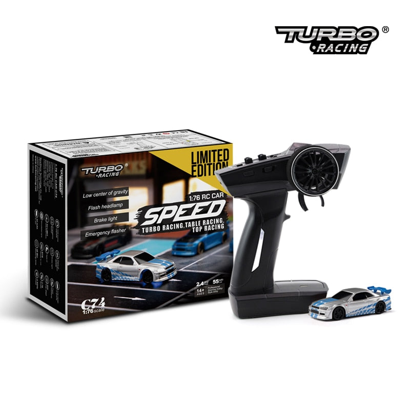 Turbo Racing Rc Turbo Racing 1:76 Drift RC Car Toy – Gamer Diorama