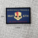 Load image into Gallery viewer, Helldivers 2 Sticker Fighting Morale Badge Patches Wolf in Sheep’s Tactical Backpack Armband Printed
