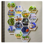 Load image into Gallery viewer, MapleStory Scenic Map Cute Hexagon Cartoon Acrylic Fridge Magnets Home Refrigerator Lovely Decor Gift For Hobby Game Collectors
