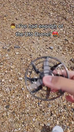 Load and play video in Gallery viewer, Flying Spinner Fingertip Gyro Fly Hover Ball Mini Drone Aircraft Toy LED UFO
