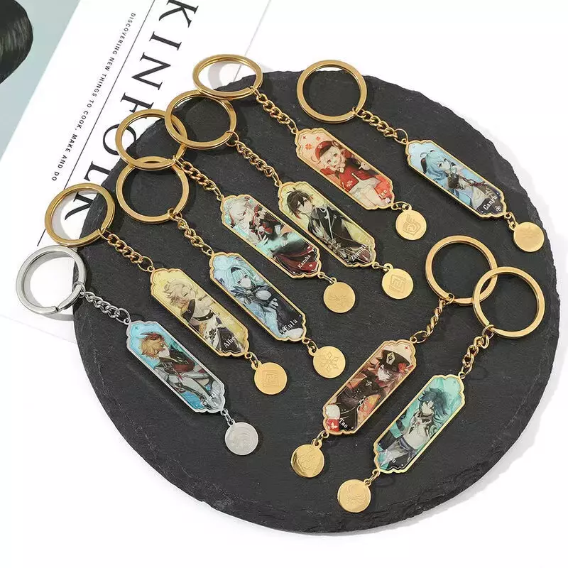 Keychains Banner Genshin Impact Character Portrait Banner Keychain – Gamer Diorama