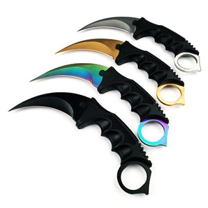 A fixed-blade karambit knife is solidly durable and offers fantastic  reliability