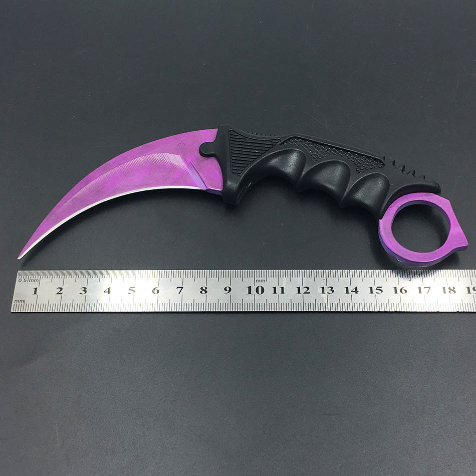 Karambit Fixed Blade Talon Prop Blunt Knife