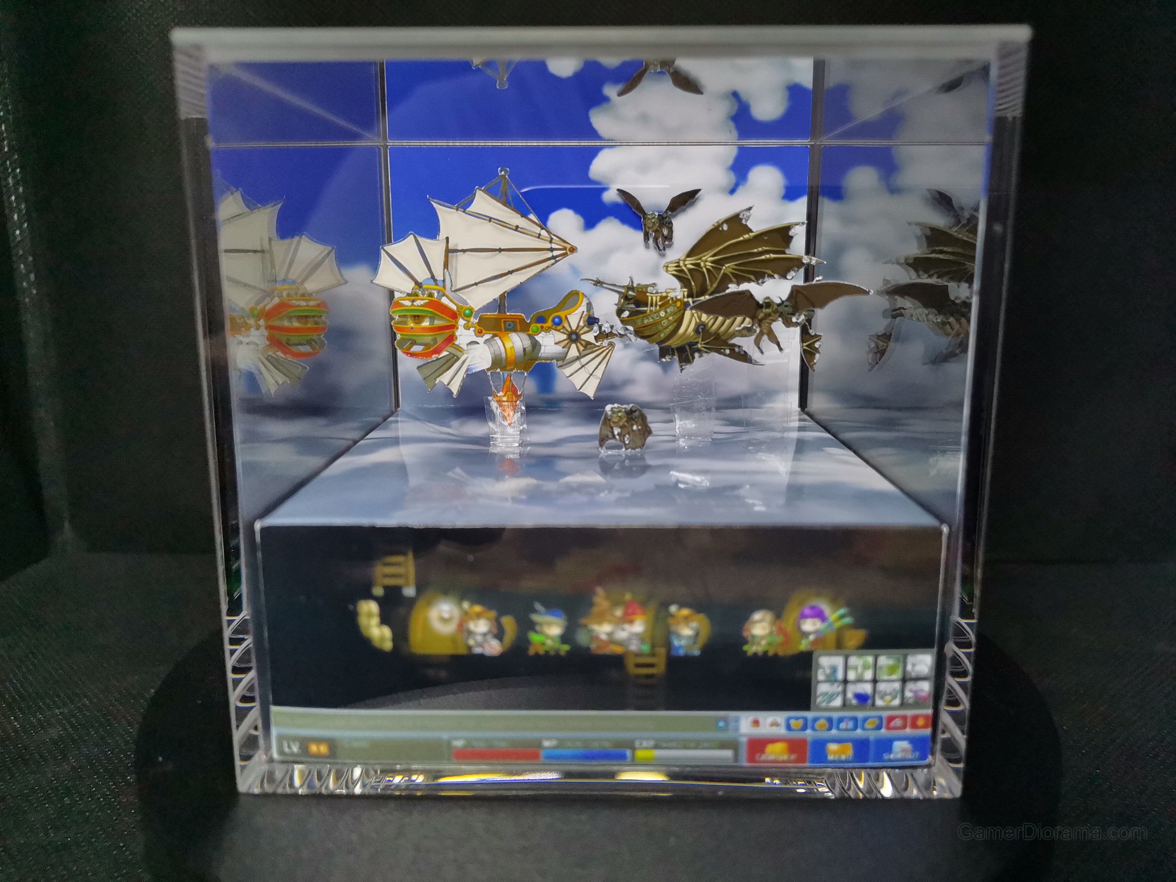 Maplestory Orbis Ferry Ship Diorama Cube Digital Template [Digital Download]