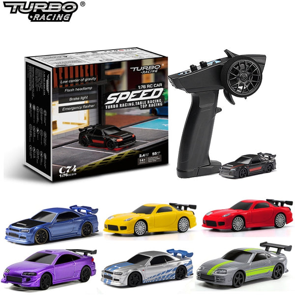 Turbo Racing 1:76 Drift RC Car Toy – Gamer Diorama