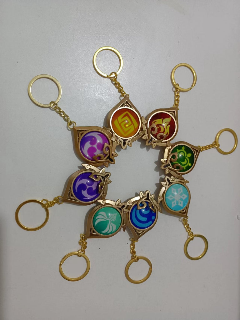 Genshin Impact Vision Keychains – Gamer Diorama