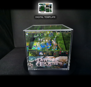 Dota 1 Diorama Cube Digital Template [Digital Download]