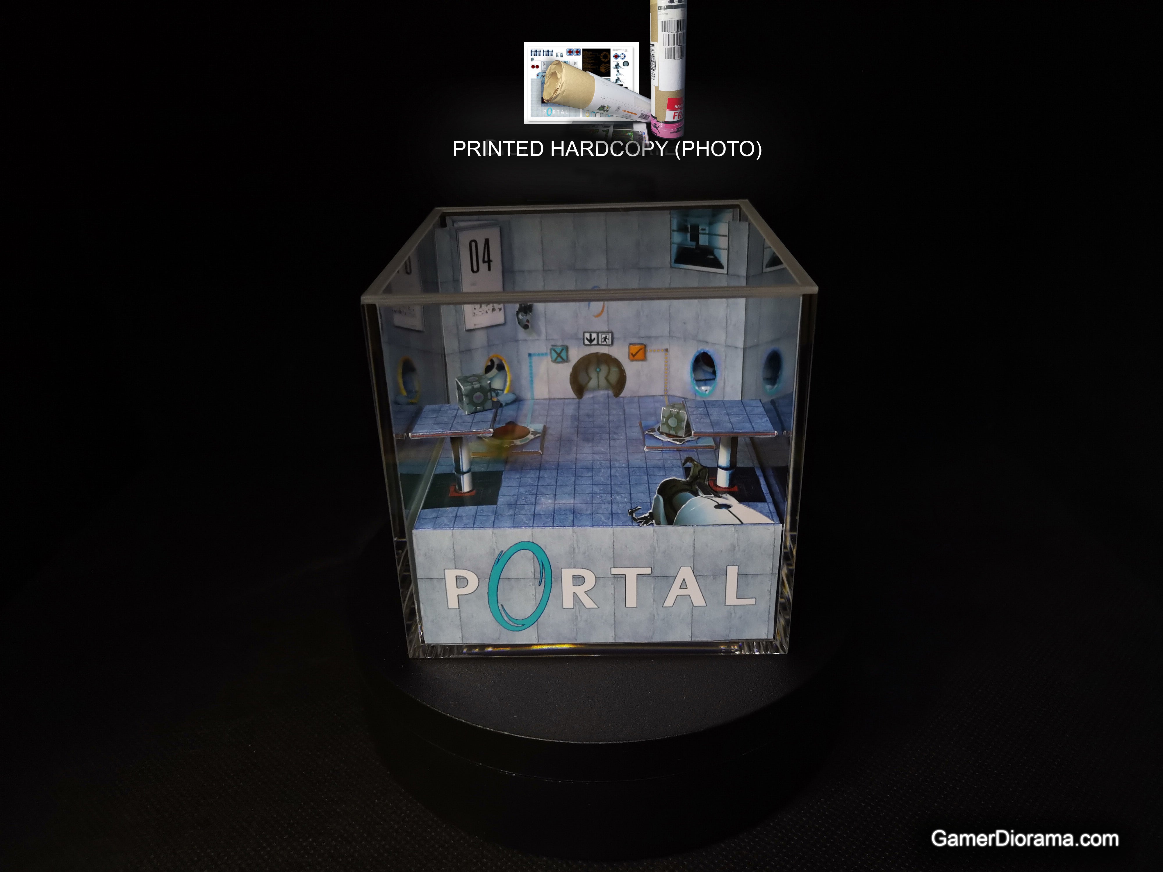 Portal Diorama Cube Printed-Hardcopy [Photo]