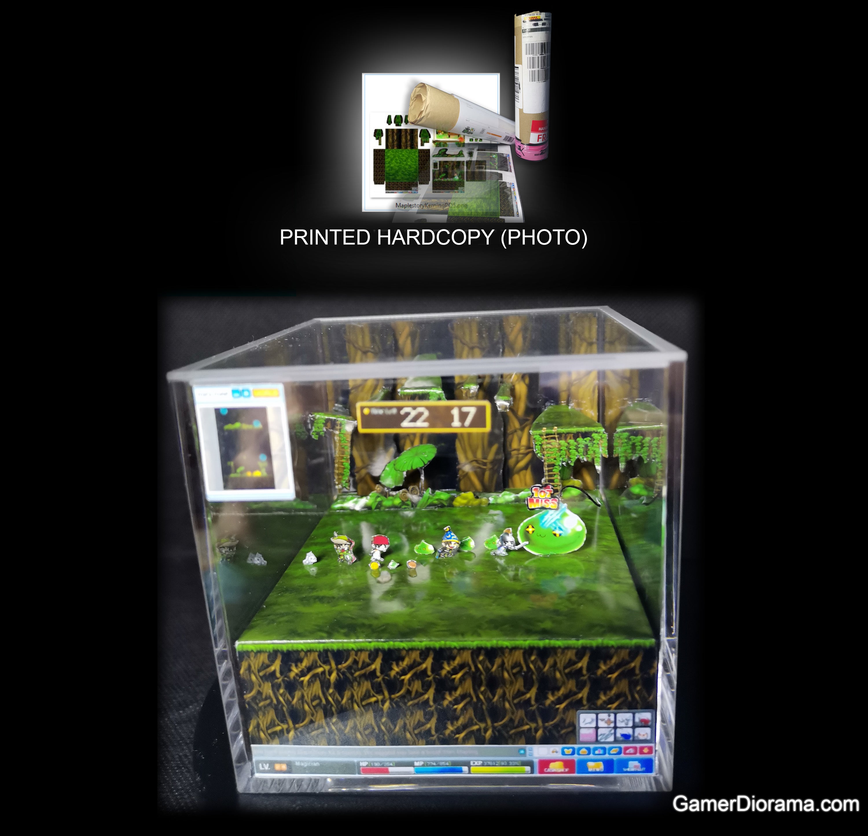 MapleStory Diorama Cube Printed-Hardcopy [Photo]